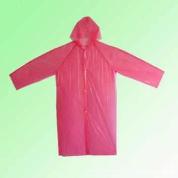 Vente en gros de mousseline de protection jetable PE / Poncho de pluie d&#39;urgence jetable